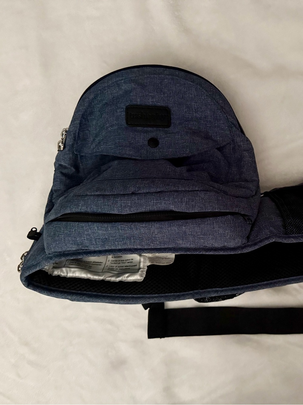 TushBaby hip wedge dark denim blue with extender